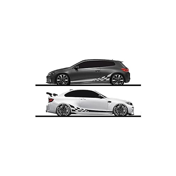 (1800 × 110 × 1) auton tarra sivulle, auton sivuraidat, henkilökohtaiset autografiikat, auton sivuspoileri, urheiluauton konepellin sivutarran autoon