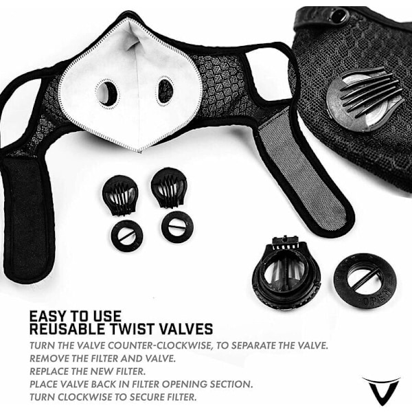 Utomhus sportmask Barn vuxna Ridmask Svart Mask Engelsk Väska