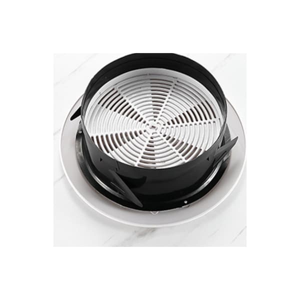 1 st (125 mm) Ventilationsgaller Luft med Myggnät Luftuttag Plastventil