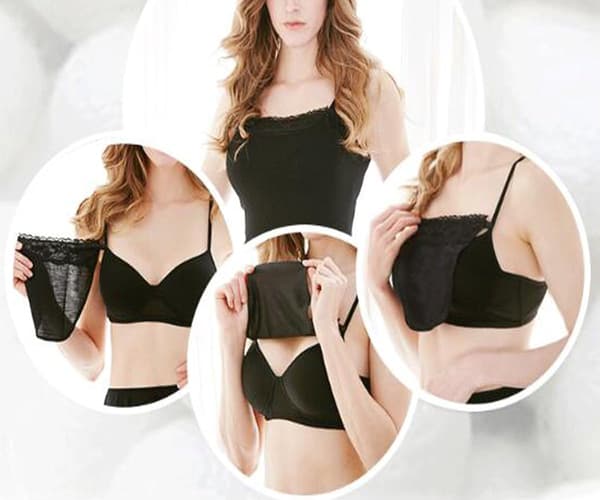 3-pak Lace Snap-On Camisoler til Kvinder