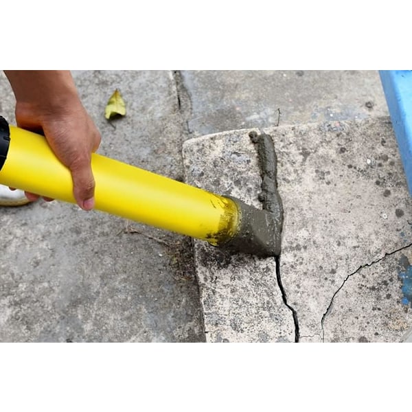 Fugetøjspistol Mørtel Fugetøjspistol Mørtelspray Applikator Rustfrit Stål Cement Fugetøjspistol med 5 Dysse