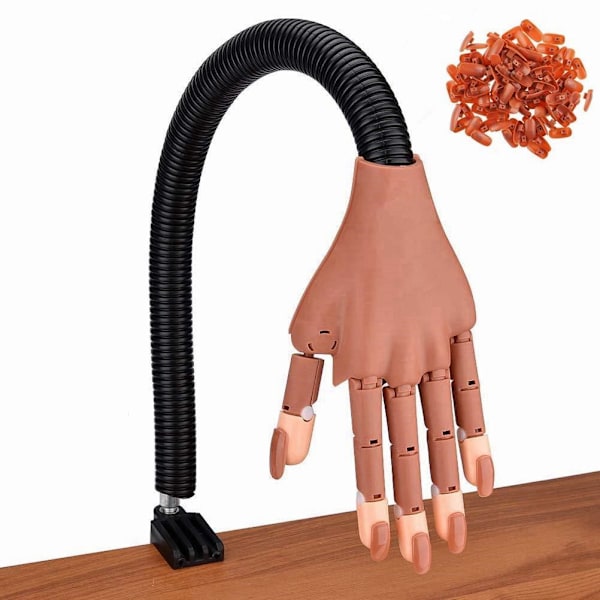 Nagelkonstträning Hand för naglar