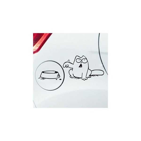 Kissa ja kulho -autotarra, useita värejä