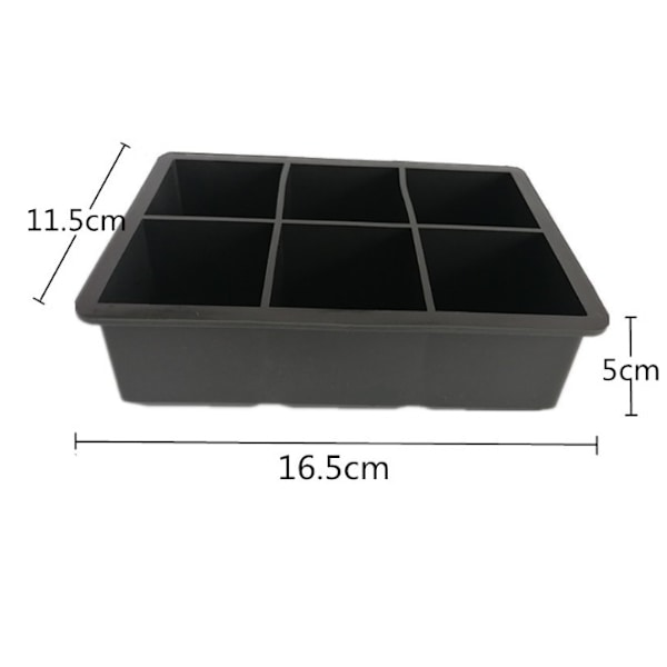 XL Isbit - Kub - 6-pack Svart