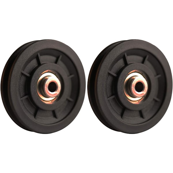 90mm Leje Nylon Remskive, Vægtløftning Remskive, Universal Hjul til Kabel Maskine Fitness Udstyr Garage Port, Skydedør Remskive