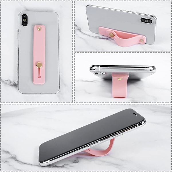 3 stk. Telefon Loop Finger Holder, Telefon Greb Holder Finger Mobiltelefon Greb Silikone Telefon Rem Telefon Holder