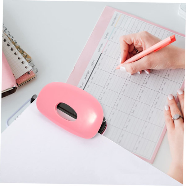 Kaksireikäinen reikäleimasin, merkkipaperinvalmistussarja, 2-reikäinen reikäleimasin, kirjansidontakone, kädessä pidettävä reikäleimasin, DIY-reikäleimasin