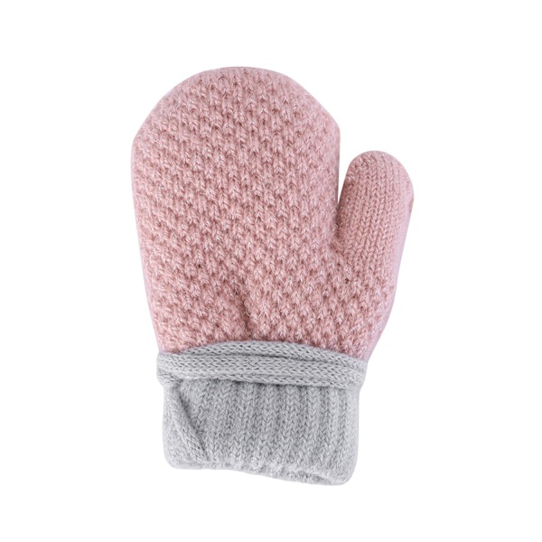 Barn og småbarn varme hansker vinter varme fortykkede strikkede hansker med tau fluffy halter hansker anti-tap tau egnet for gutter og jenter alder