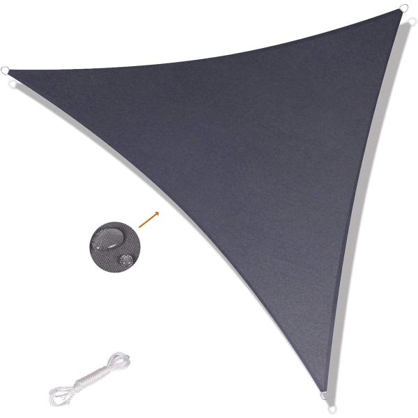 3,6x3,6x3,6m Triangle Shade Segel Vattentät och UV-beständig, Sui