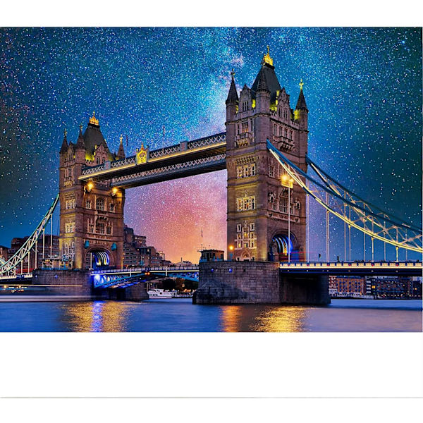 Pussel för vuxna 1000 bitar Tower Bridge Pussel för vuxna Utmanande spel