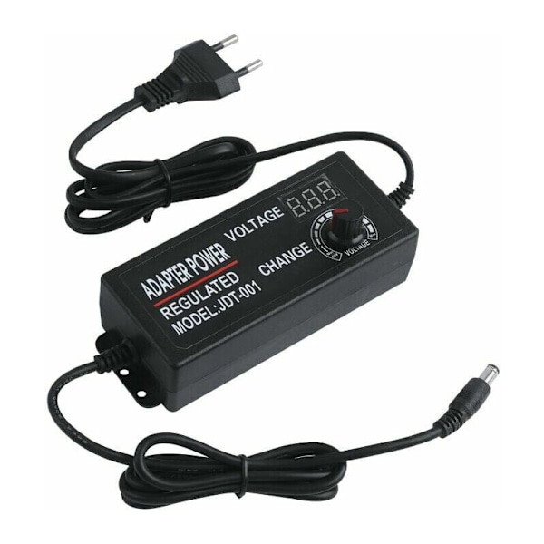 DC3-24V 3A 15W-72W justerbar belysningstransformer med justerbar switching switching adapter med 3A skærm til AC100V-240V LED bånd input,