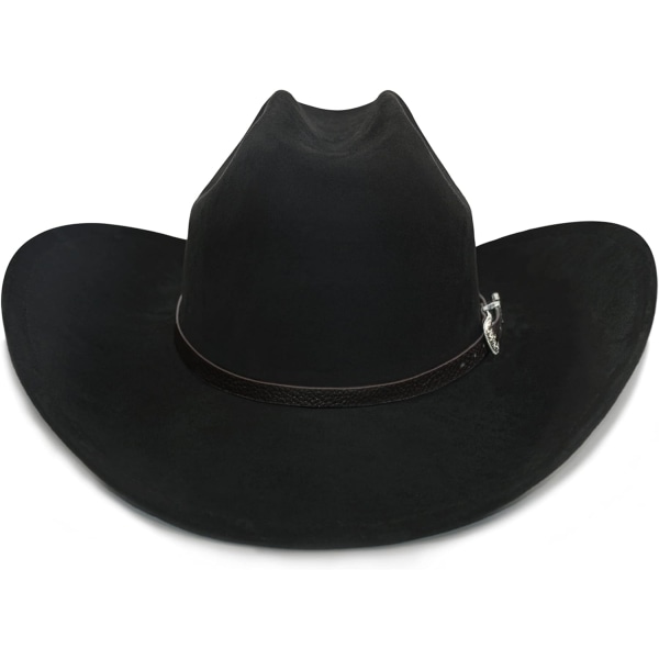 Pehmeä tunne. Cowboy-hatut miehille ja naisille, muotoiltava leveälierinen - Huopa Denim Western Cowboy Hat