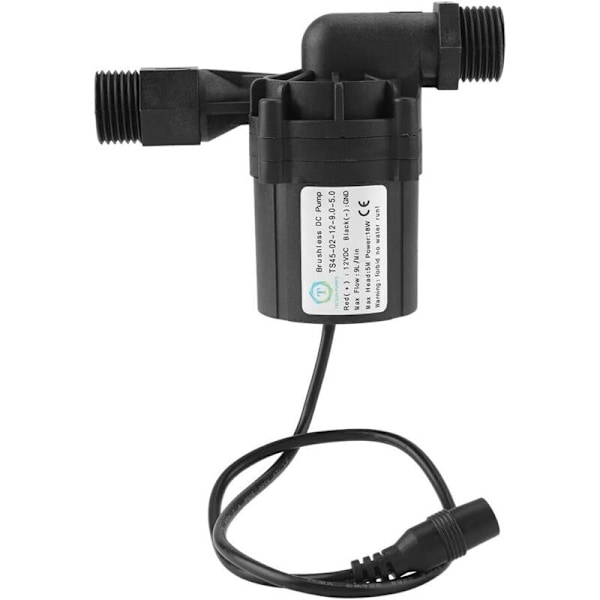 Oluttynnyripumppu, panimopumppu, oluen painepumppu, DC 12V 18W kiertävä harjaton olutpumppu (ilman liitintä)