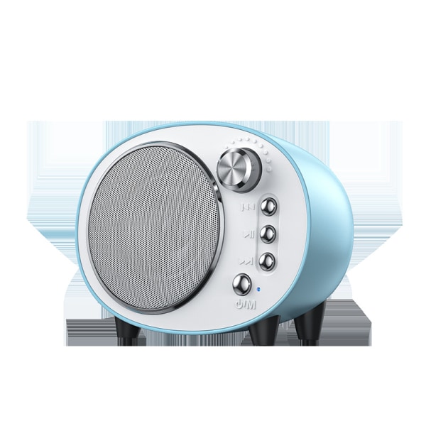 Mini bærbar trådløs højttaler (blå)