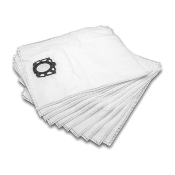 10 x Mikrofiberpåsar för dammsugare och dammsugare kompatibla med Kärcher WD6 P, WD6 Premium