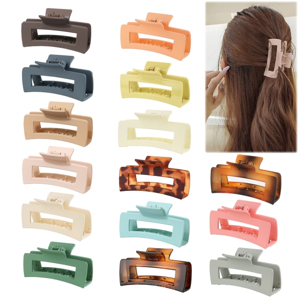 Fashion Shark Clip All-match Hairpin Double-sided Gripping Clip For Women Girls