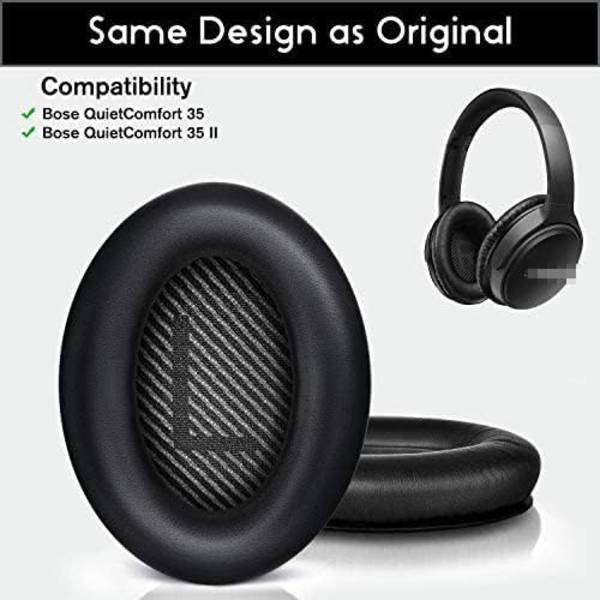 Udskiftning af skum ørepuder ørepuder pude til Bose Quiet Comfort 15 QC15 QC25 QC35 Ae2 Ae2i Ae2w Around Ear-hovedtelefoner indre skumpuder og måtter