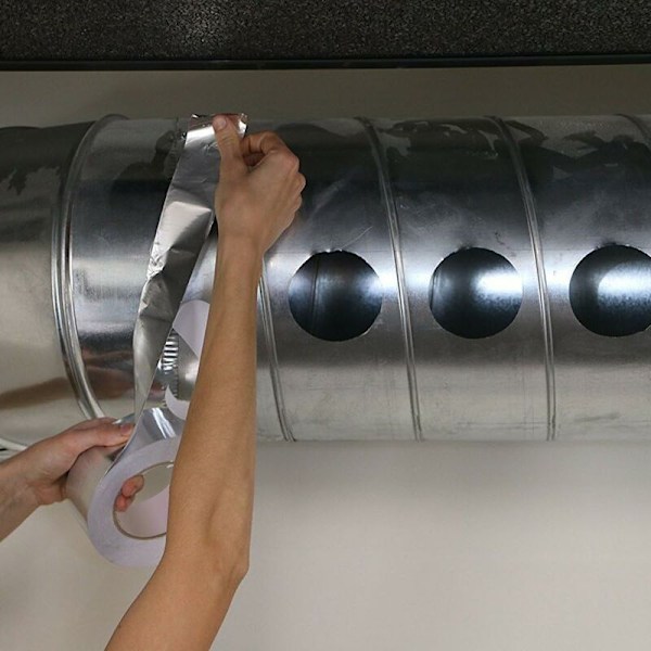 Aluminium självhäftande tejp vattentätningsremsa, 20m per 50mm, silverfärg, 5st