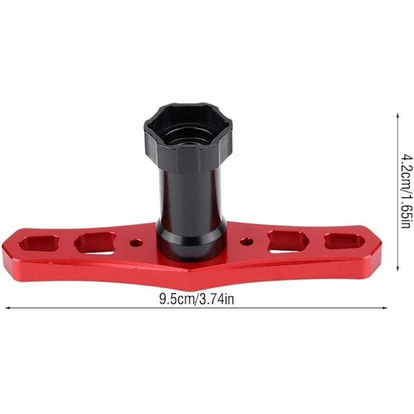 Sweave-avain 17 mm:n metallisella pyöränmutterilla RC-autoon