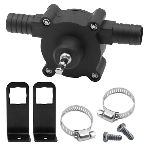 Handborrpump, elektrisk borrpump, självsugande vätskeöverföringspump mini portabel centrifugalpump