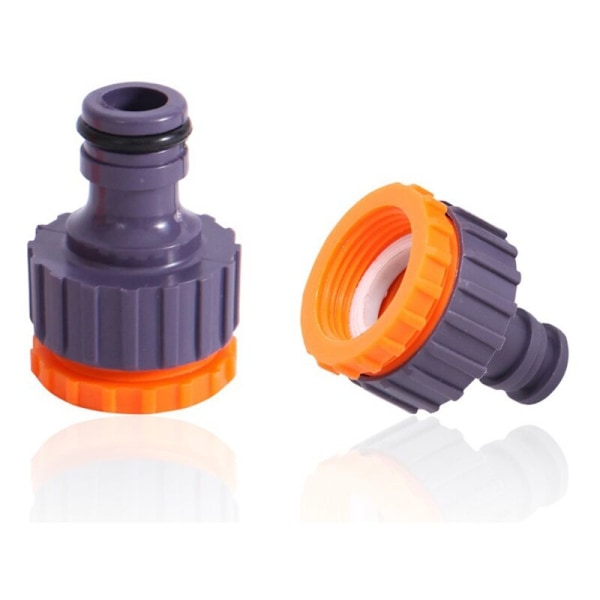 Muovinen 3/4 '' ja 1/2 '' BSP 2in1 Hanan Suukappale Hanaliitin Kierteitetty Hana Hana Hana Hana-adapteri 9 kpl