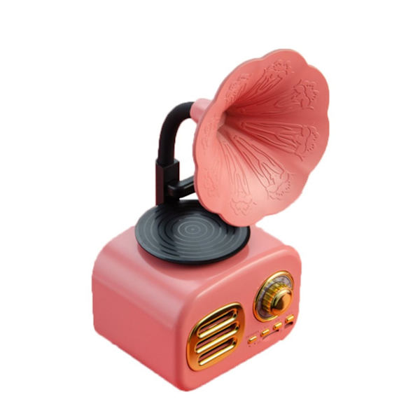 Bærbar Retro Bluetooth Højttaler TF Kort Trådløs Højttaler Musik Afspiller