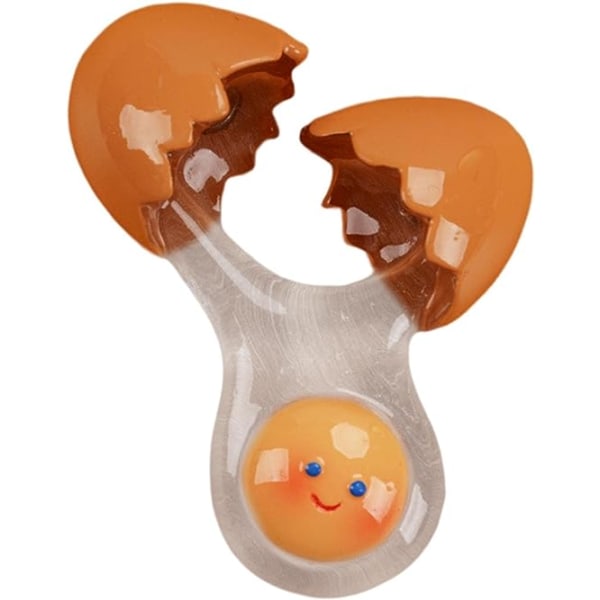 (Hymyilevä muna) Jääkaappimagneetti - Jääkaappimagneetti 3D Resin-jääkaappimagneetti