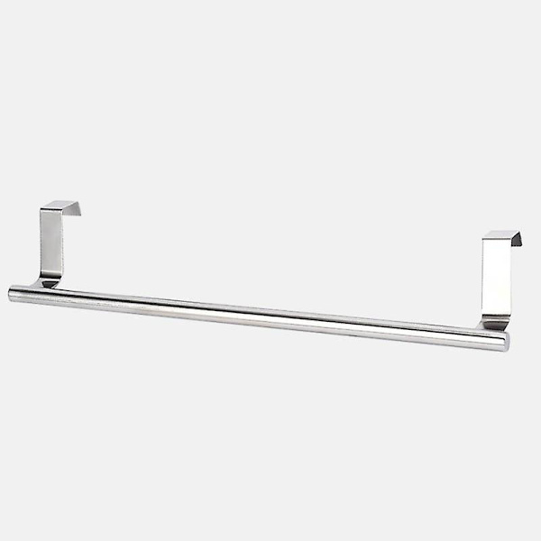 Håndkleholdere over kjøkkenskapdør Håndkleholderstang Hengeholder Baderomshylle Hylle Hjemmearrangør Lang veggkrok(23,5*2cm)