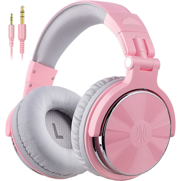 Langalliset studiomonitorointi- ja miksaus-DJ-stereokuulokkeet AMP-tietokoneen äänitykseen, podcastiin, näppäimistöön, kitaraan, kannettavaan tietokoneeseen (Sakura powd)
