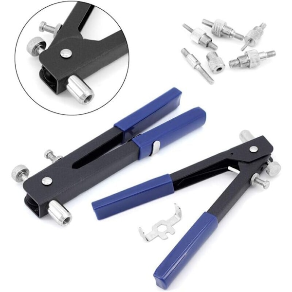 86 st Mutterdragare Nitpistol Gänginsats Nitverktyg Professionell Nitverktyg M3 M4 M5 M6 M8 Pop Nitpistol Kit Nitverktyg