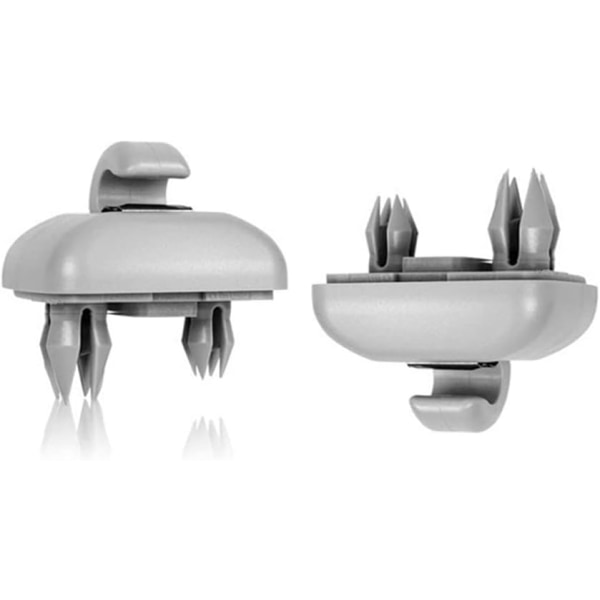 2 kpl auto-aurinkolipan kiinnityskoukkuja klipsin kanssa Au-di A1 A3 A4 A5 Q3 Q5 8U0857562A 8E0857563A A7 B6 B7 B8 S4 S5 Harmaa