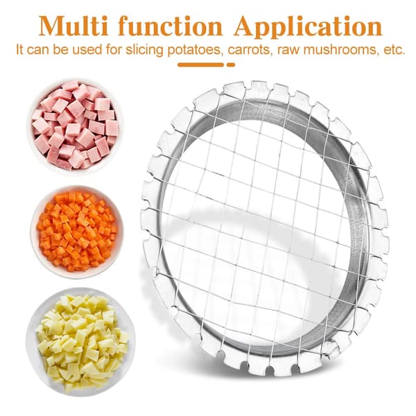 Egg Cutter - Rustfritt stål Egg-Fruit Cutter Salat Cutter Tomat Cutter Potet Cutter
