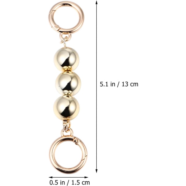 Imitation pearl bag chain extender (guld), purse chain to replace the bag chain