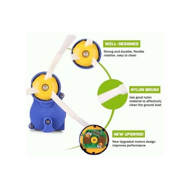 Sidebørste for Irobot Roomba 500 600 700 800 900 i3 robotstøvsuger motormodul tilbehør motor