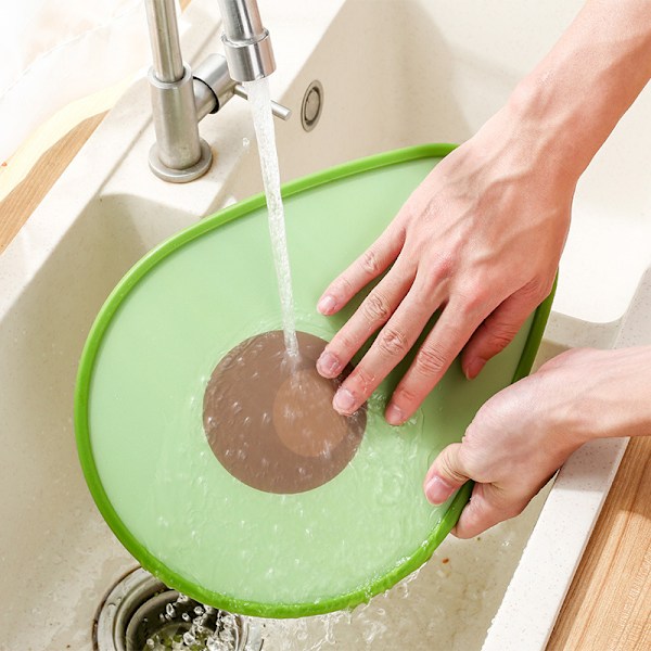 Liten skärbräda kök liten skärbräda frukt/grönsak/liten plast skärbräda fruktskärbräda skärbräda 31,5*24 cm