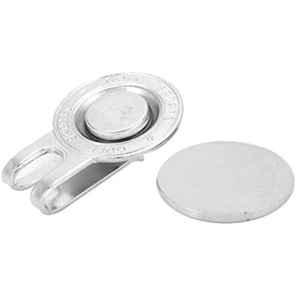 1 Golf-pallomerkki, Metalli Golf Hat Clip Mini Magneettinen Golf-pallomerkki Golfer Visor Clip Lisävaruste