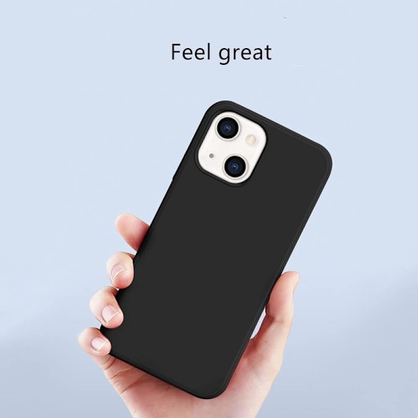 Kompatibel med iPhone 13 Cover, (Sort)