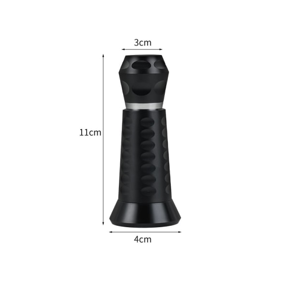 Kaffe klud pulver nål aluminiumlegering nål type pulver klud sæt med base espresso pulver agglomerering omrøring løs pulver nål