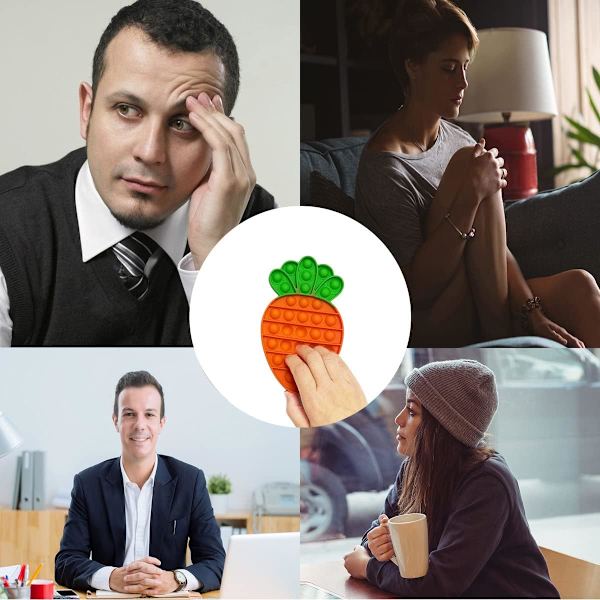 4-pack påskfidget sensoriska pop-leksaker för barn pojkar flickor småbarn påskkorg fyllmedel stressavlastningsgåvor festgåvor