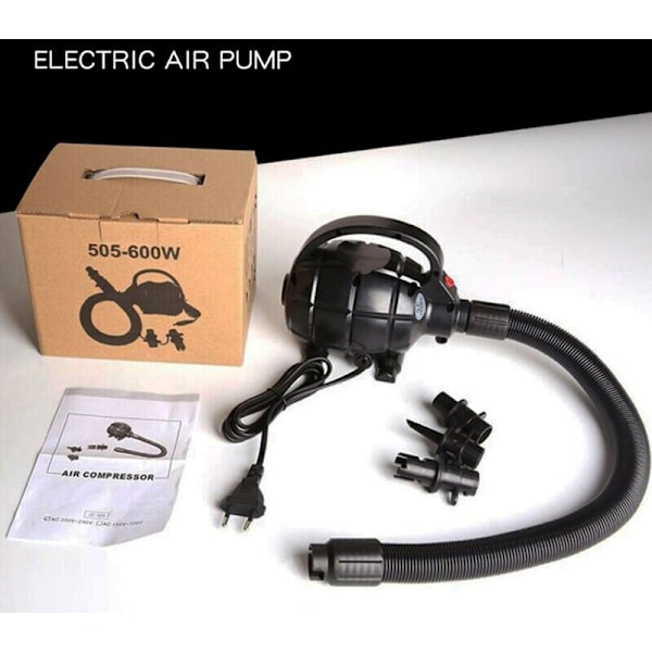 220V 600W Elektrisk Luftkompressor för Gymnastikmatta, Luftpump för Gymnastikmatta