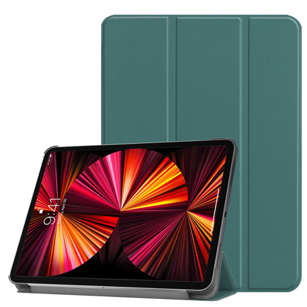Samsung Galaxy S8 Universal Tablet Lærveske (Mørkegrønn) for