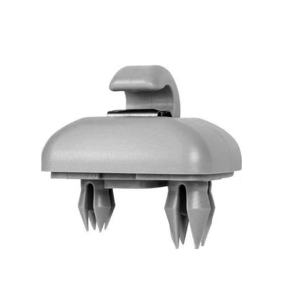 2cps grå solskjermklips, erstatning automatisk solskjermklips krokholder for Audi A1 A3 A4 A5 Q3 Q5 (8E0 85756