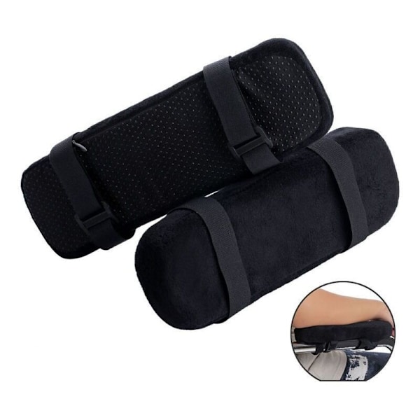 Armbågskudde, 2 stycken Armstödsskydd i Memory Foam, Armbågsstöd, Mjuka Armstödskuddar för Stol, Armbågslindringskudde