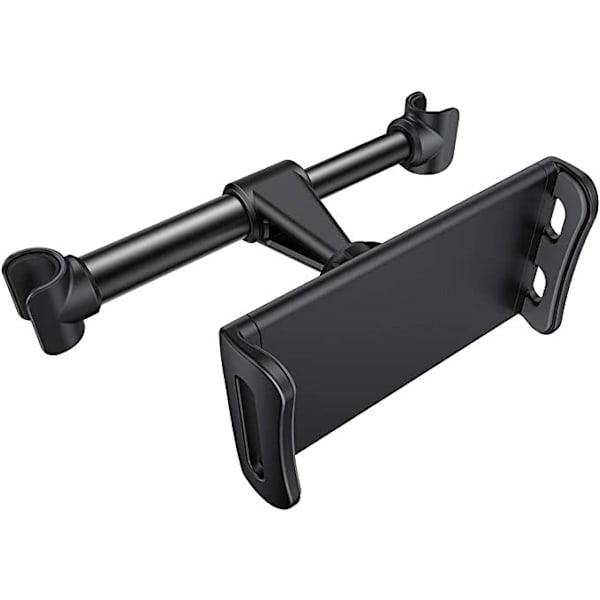 Musta, Auton tabletin pidike, Päätuen tabletin pidike - Universaali pidike 4,4\"~11\" tabletille, 2021 iPad Pro 9,7, 10,5, Air Mini 2 3 4, Samsung Tab, iPhone