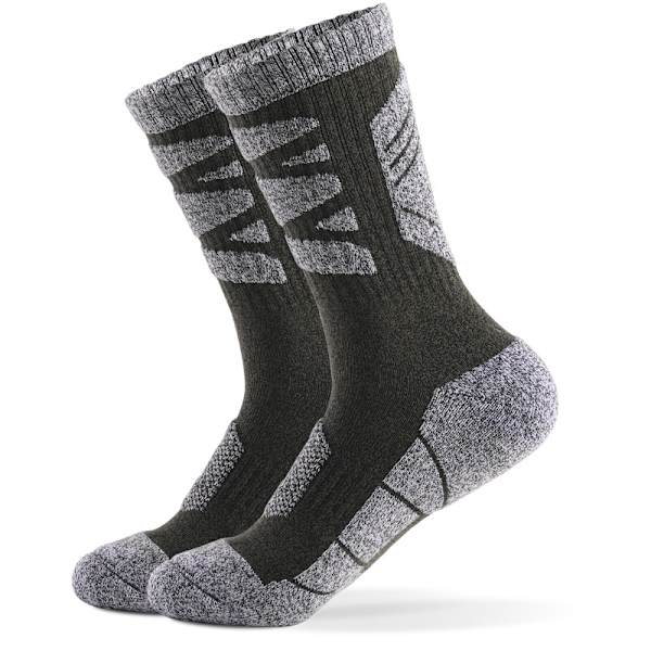 Fortykkede håndklædebunds udendørs bjergbestignings løbestrømper vandabsorberende mid-calf sportsstrømper (5 par)