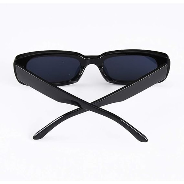 Rektangulära solglasögonskydd Retro körglasögon för kvinnor