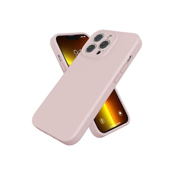 Flytande silikonfodral, iPhone 13Pro (6.1in) Svart telefonfodral