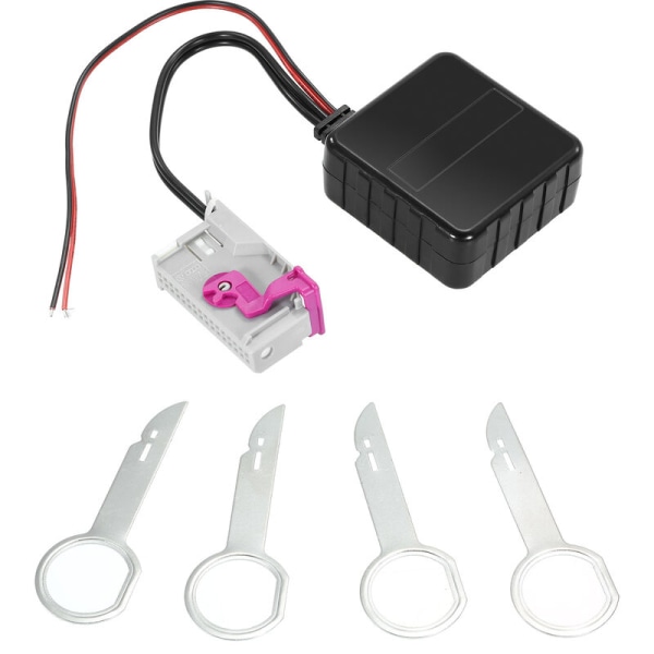 32-stifts Bluetooth AUX digital ljudavkodning för Audi A3 A4 A6 A8 TT R8 RNS-E