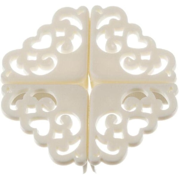 4 stycken PVC färg UNIE STÄNG Hörn Höger hörn Mynt Bordsöverdrag Anti-kollisionsskydd För Vinkelskydd För Baby Barn Skyddande Myntbord Gu