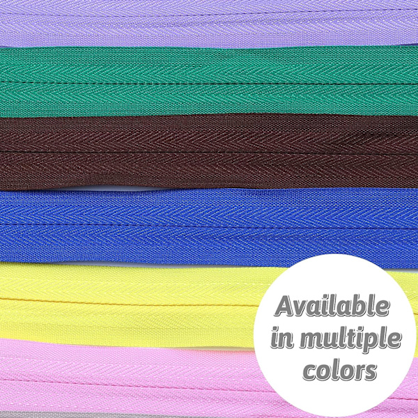 50 st 25 cm osynliga flerfärgade nylon spiralblixtlås för sömnad och hantverk 15 färger